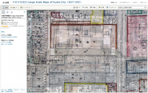 京都市明細図 on ArcGIS Online